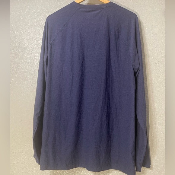 Rhone Men's Reign Long Sleeve T-Shirt - Midnight Heather - Size XL - Picture 4 of 4